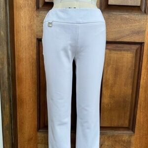 Lisette-L Women White Casual Pants 2 - Hollywood Style 2515